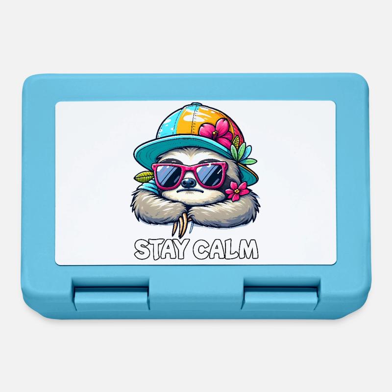 Sloth - Lunchbox - sapphire blue