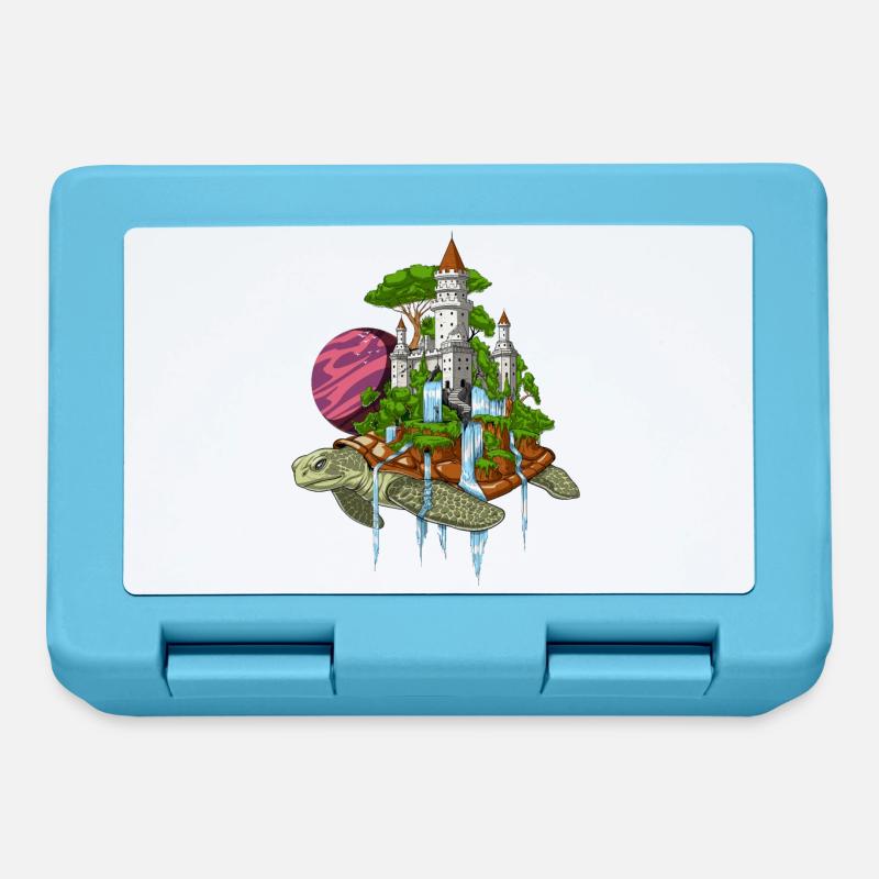 Cosmic Turtle - Lunchbox - sapphire blue