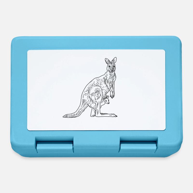 kangaroo - Lunchbox - sapphire blue