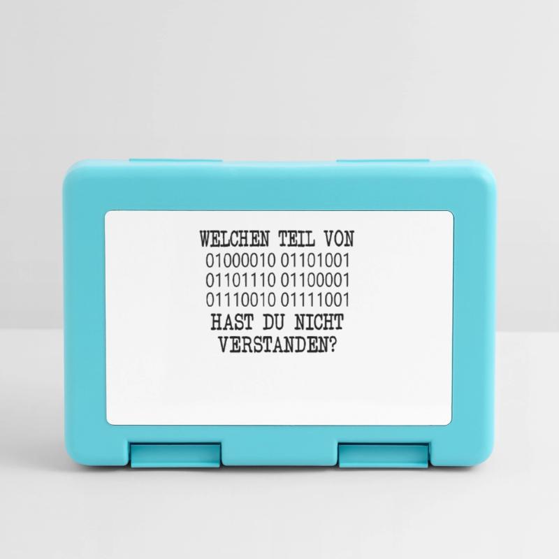 lustige admin Programmierer Linux IT Geschenkidee Brotdose