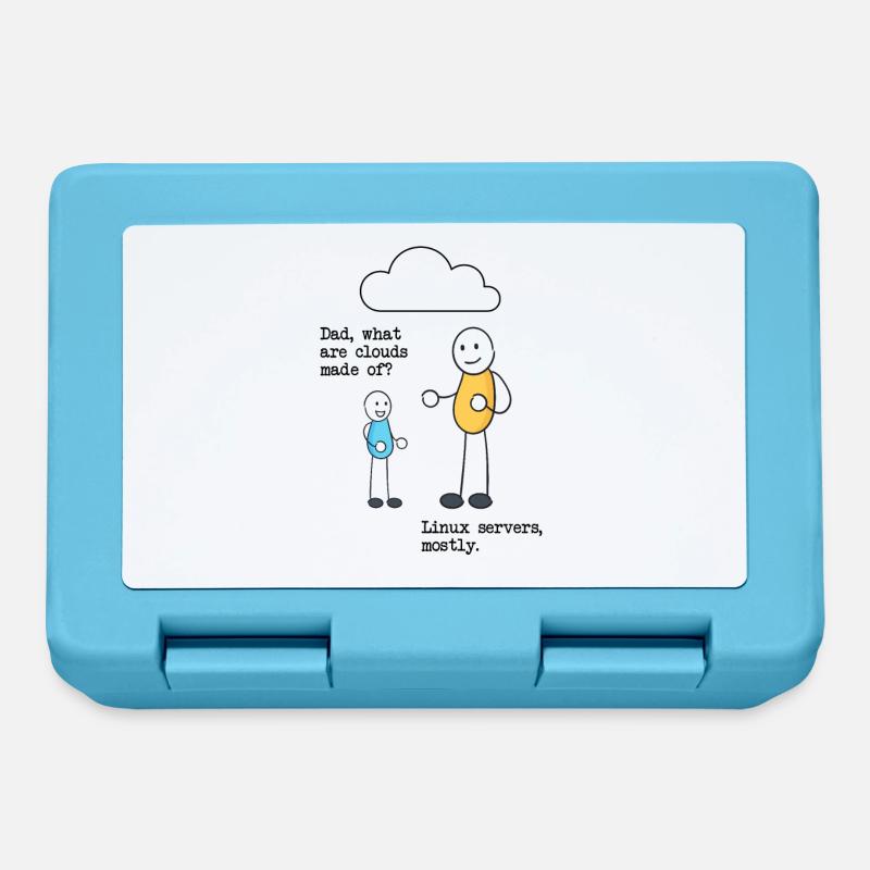What are clouds made of? Linux servers mostly! - Brotdose - Saphirblau