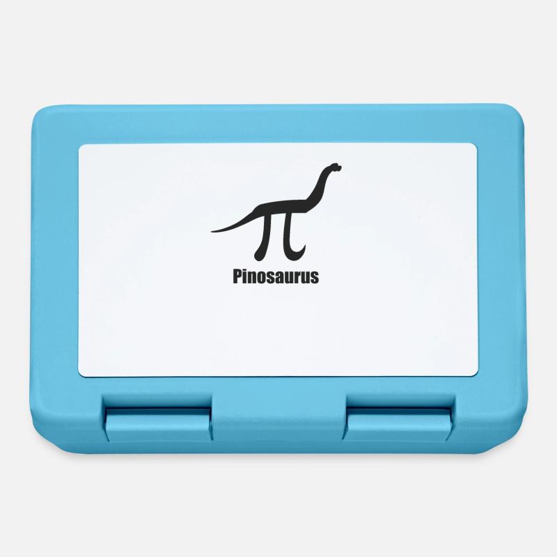 Math Maths Joke Math Teacher Pinosaurus - Lunchbox - sapphire blue