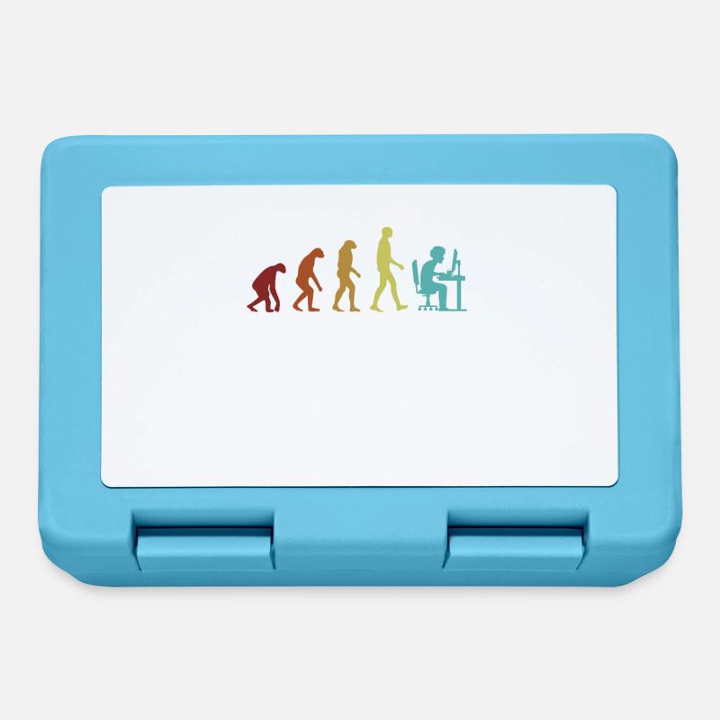 Programmeur Evolution Ingénieur logiciel Codeur - Boîte à goûter - bleu saphir