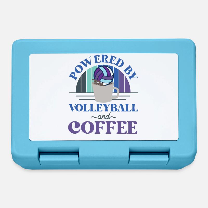 Café de l’équipe de volley-ball - Boîte à goûter - bleu saphir