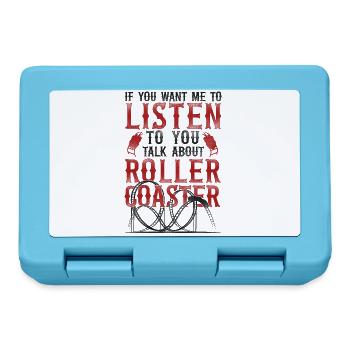 Roller Coaster Vintage si vous voulez - Boîte à goûter - bleu saphir - Devant