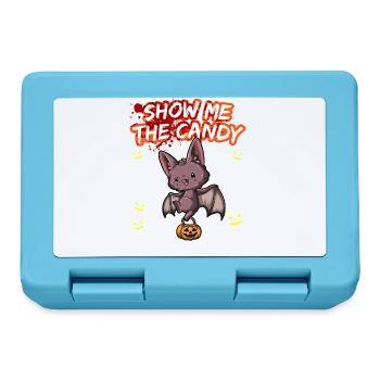 Show Me The Candy Halloween Costume Trick Or Treat - Lunchbox - sapphire blue - Front