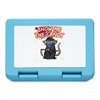 Show Me The Candy Halloween Costume Trick Or Treat - Lunchbox - sapphire blue - Front