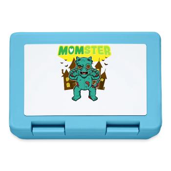 Momster Monster Maman Effrayant Halloween Mommy Costume - Boîte à goûter - bleu saphir - Devant