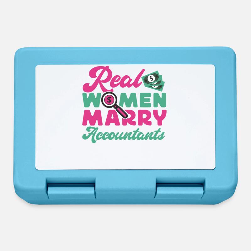 Comptable Comptable Mariage - Boîte à goûter - bleu saphir