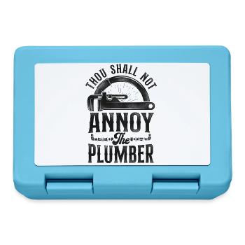 Plomberie Plombier Christian Vintage - Boîte à goûter - bleu saphir - Devant