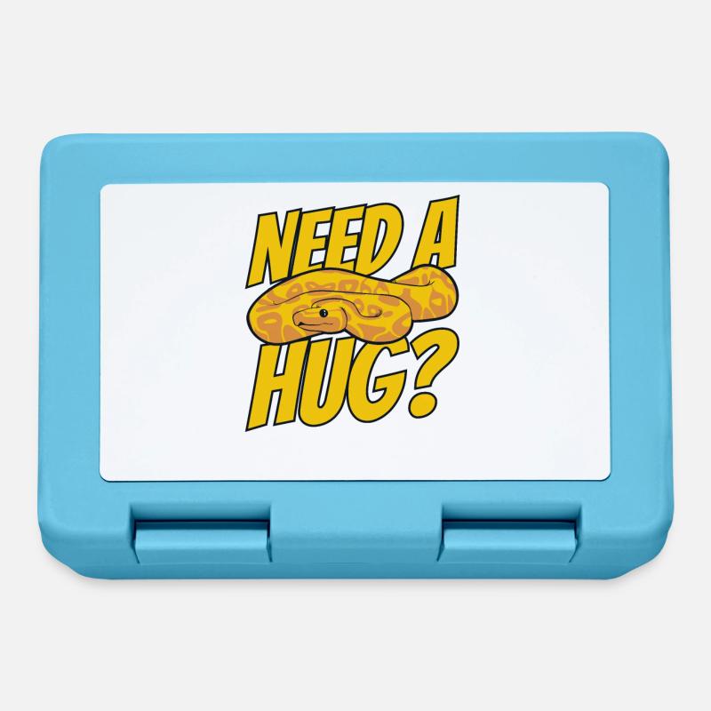 Need A Hug Python Schlange Pythonzüchter Banana - Brotdose - Saphirblau