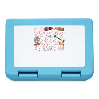 Cute Licensed Esthetician Skincare - Lunchbox - sapphire blue - Front