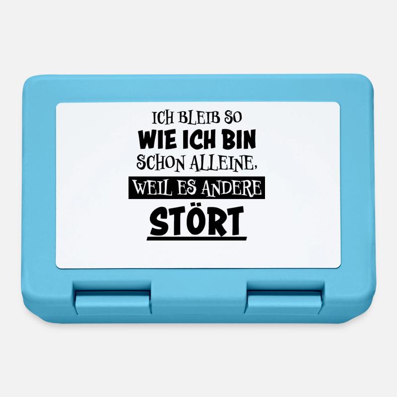 Lustiger Spruch Frech Arrogant Sprüche Geschenk - Brotdose - Saphirblau