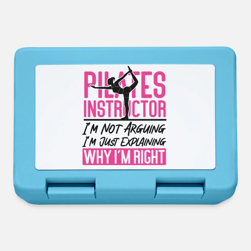 Pilates Instructor Teacher Pilates - Lunchbox - sapphire blue