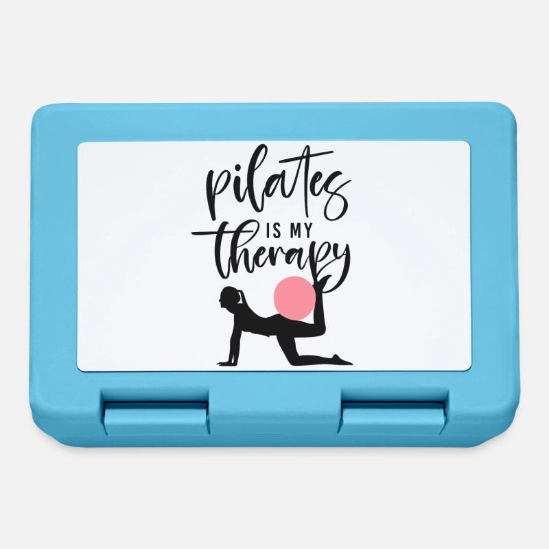 Instructeur de Pilates Professeur de Pilates - Boîte à goûter - bleu saphir
