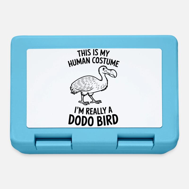 Dodo Spruch Dodo Vogel Lustiges Dodo Geschenk - Brotdose - Saphirblau