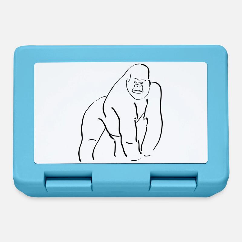 gorilla - Lunchbox - sapphire blue