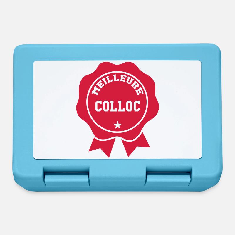 Meilleure Colloc - Boîte à goûter - bleu saphir