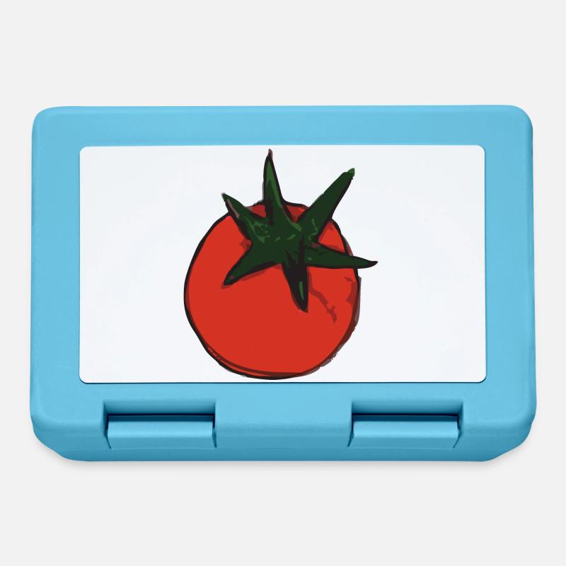 tomate tomate - Boîte à goûter - bleu saphir