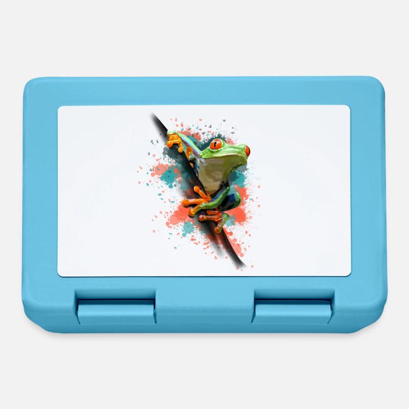 Frog - Lunchbox - sapphire blue