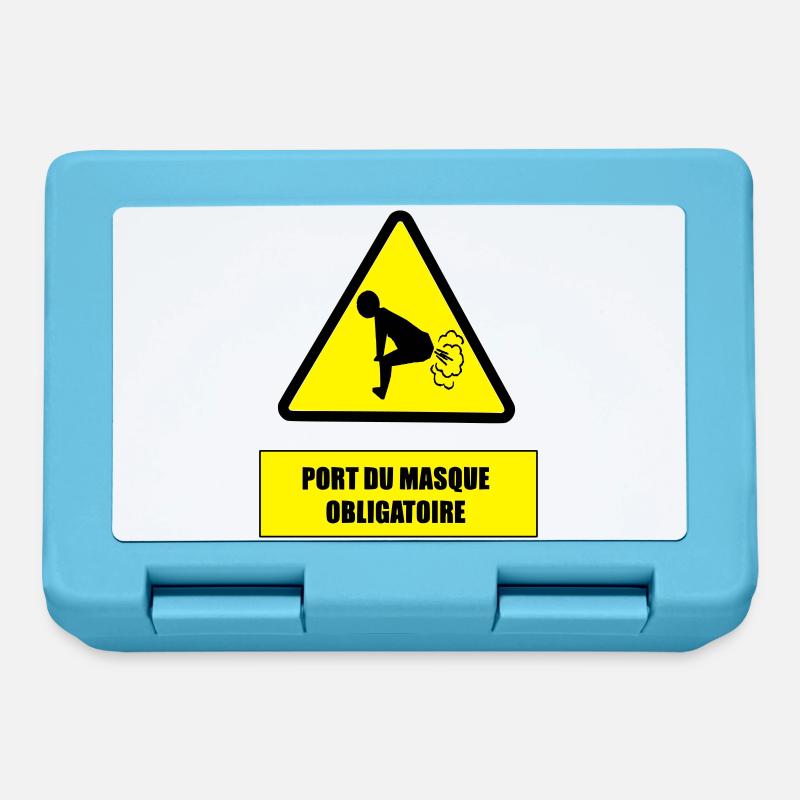 Danger pet - Boîte à goûter - bleu saphir