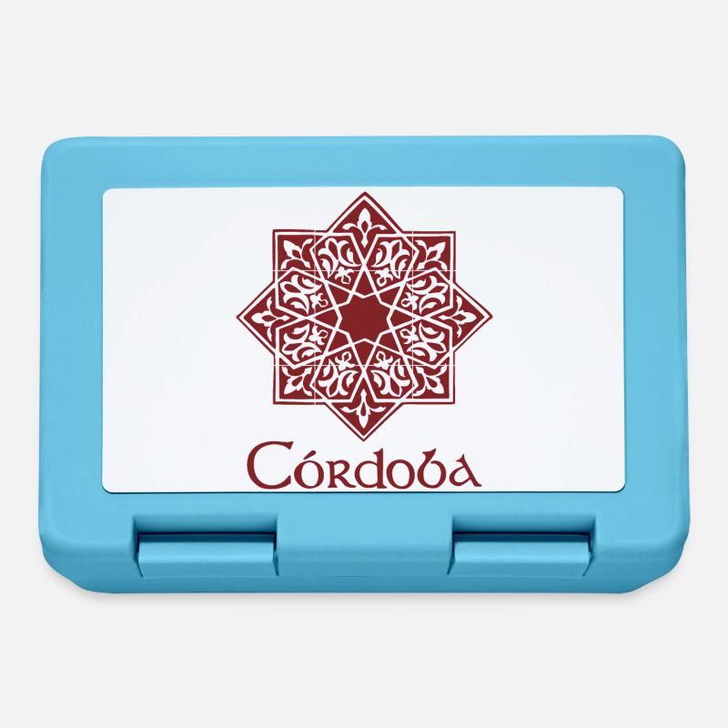 Cordoue 2 (rouge) - Boîte à goûter - bleu saphir
