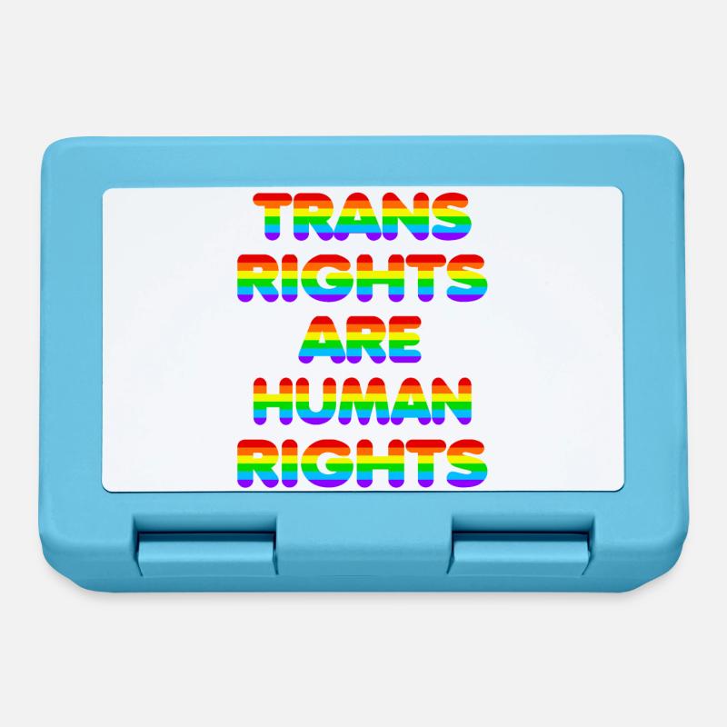 Droits des trans pour la Journée de la rue Christopher de la CSD - Boîte à goûter - bleu saphir