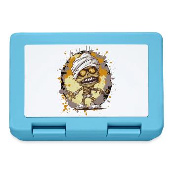 Mumie im Splatter-Look - Brotdose - Saphirblau - Vorne