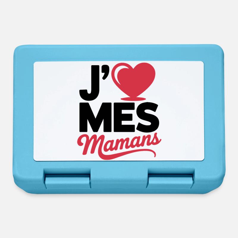 Aime_mes_mamans - Boîte à goûter - bleu saphir