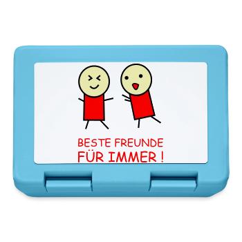 Beste Freunde Für Immer Duo - Brotdose - Saphirblau - Vorne