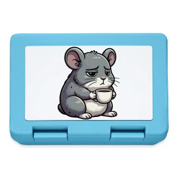 Chinchilla Chinchillas Chinchillabesitzer Nagetier - Brotdose - Saphirblau - Vorne