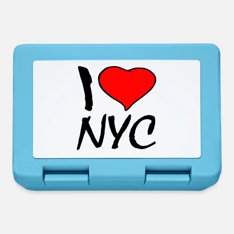 NEW YORK - Boîte à goûter - bleu saphir