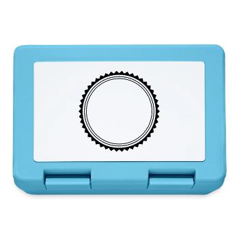 kreis emblem - Brotdose - Saphirblau - Vorne