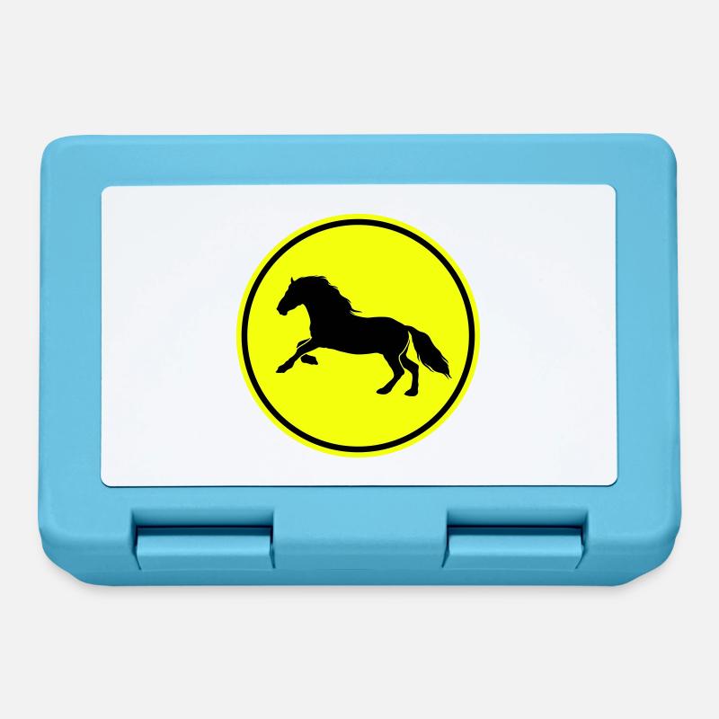 Icône Cheval Cheval - Boîte à goûter - bleu saphir