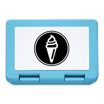 Icône d’icône de glace - Boîte à goûter - bleu saphir - Devant