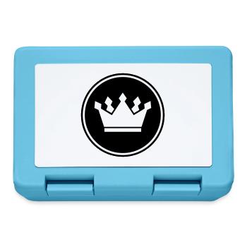 Krone Symbol icon - Brotdose - Saphirblau - Vorne