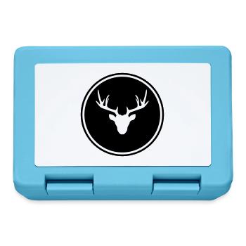 Icône de cerf cerf - Boîte à goûter - bleu saphir - Devant