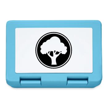 Tree Nature Symbol - Lunchbox - sapphire blue - Front