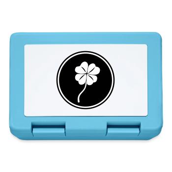 Lucky clover - Lunchbox - sapphire blue - Front