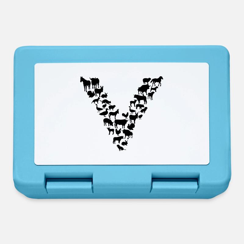 Vegan - Lunchbox - sapphire blue