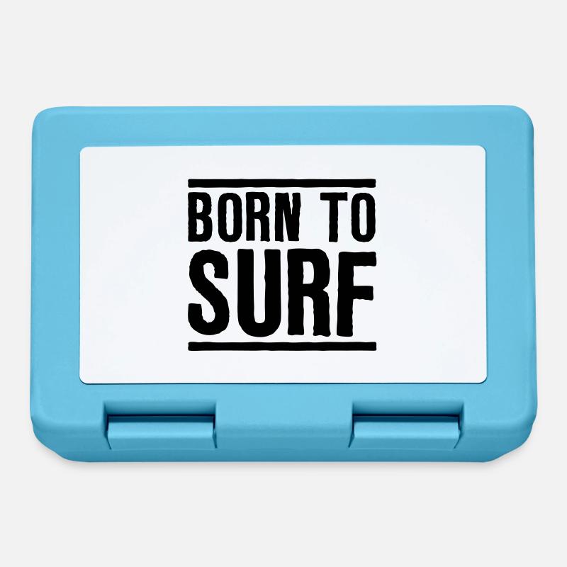 su07 born to surf - Boîte à goûter - bleu saphir