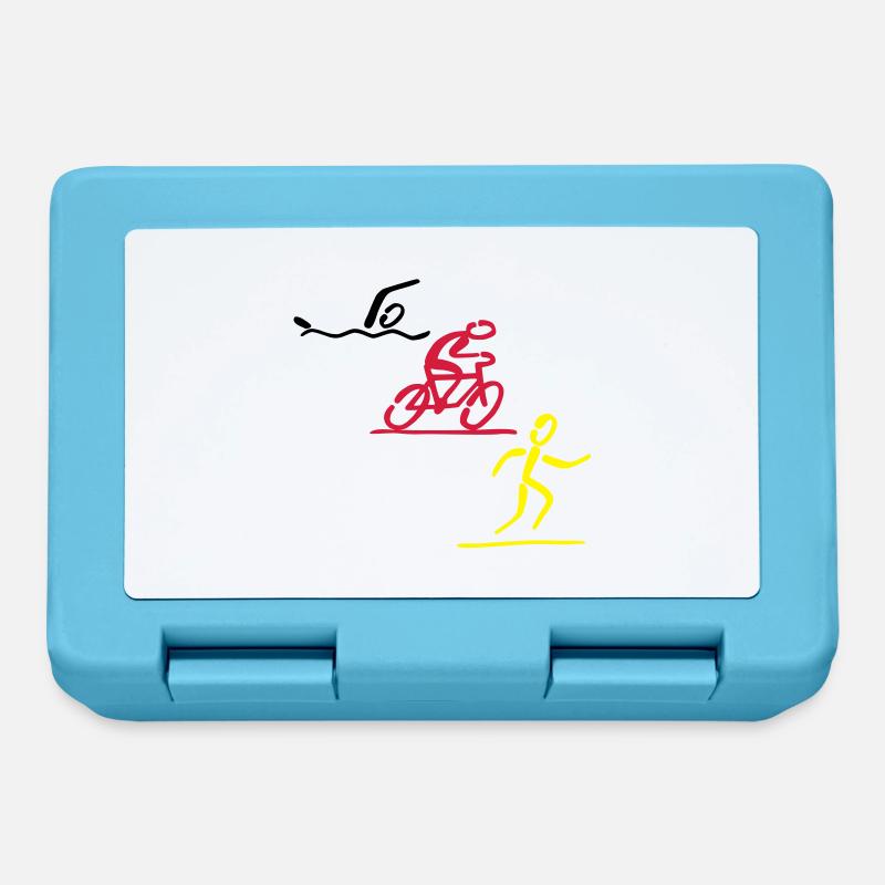 triatlon - Boîte à goûter - bleu saphir
