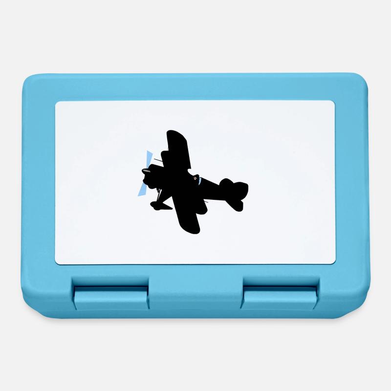 Flugzeug - Boîte à goûter - bleu saphir