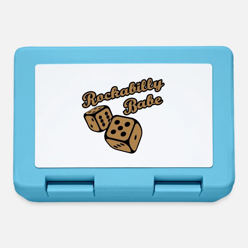Rockabilly Babe - Lunchbox - sapphire blue