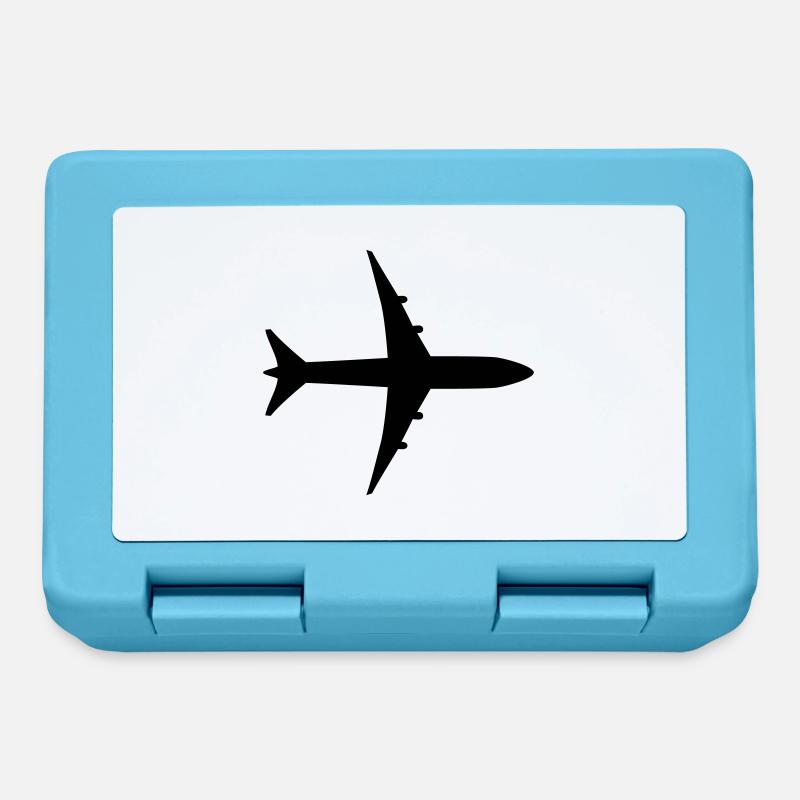 Plane - Boîte à goûter - bleu saphir
