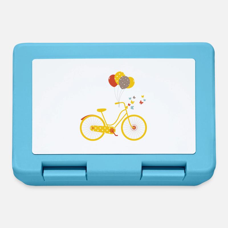vélo - Boîte à goûter - bleu saphir