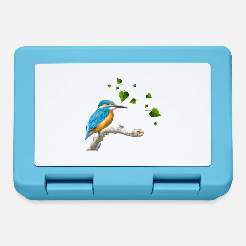 Eisvogel - Brotdose - Saphirblau