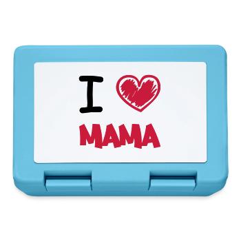 i_love_mama_2 - Brotdose - Saphirblau - Vorne