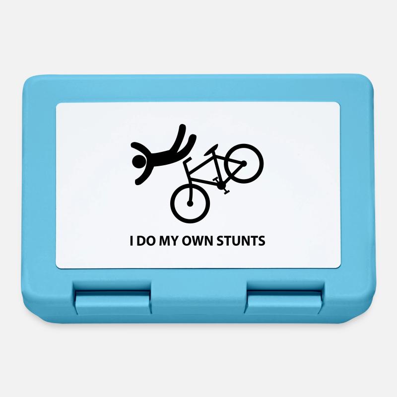 I Do My Own Stunts - Lunchbox - sapphire blue