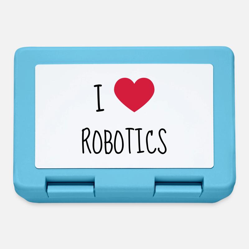 Robotik / Roboter / Robot / Robotics - Brotdose - Saphirblau